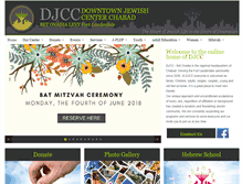 Tablet Screenshot of downtownjewish.com